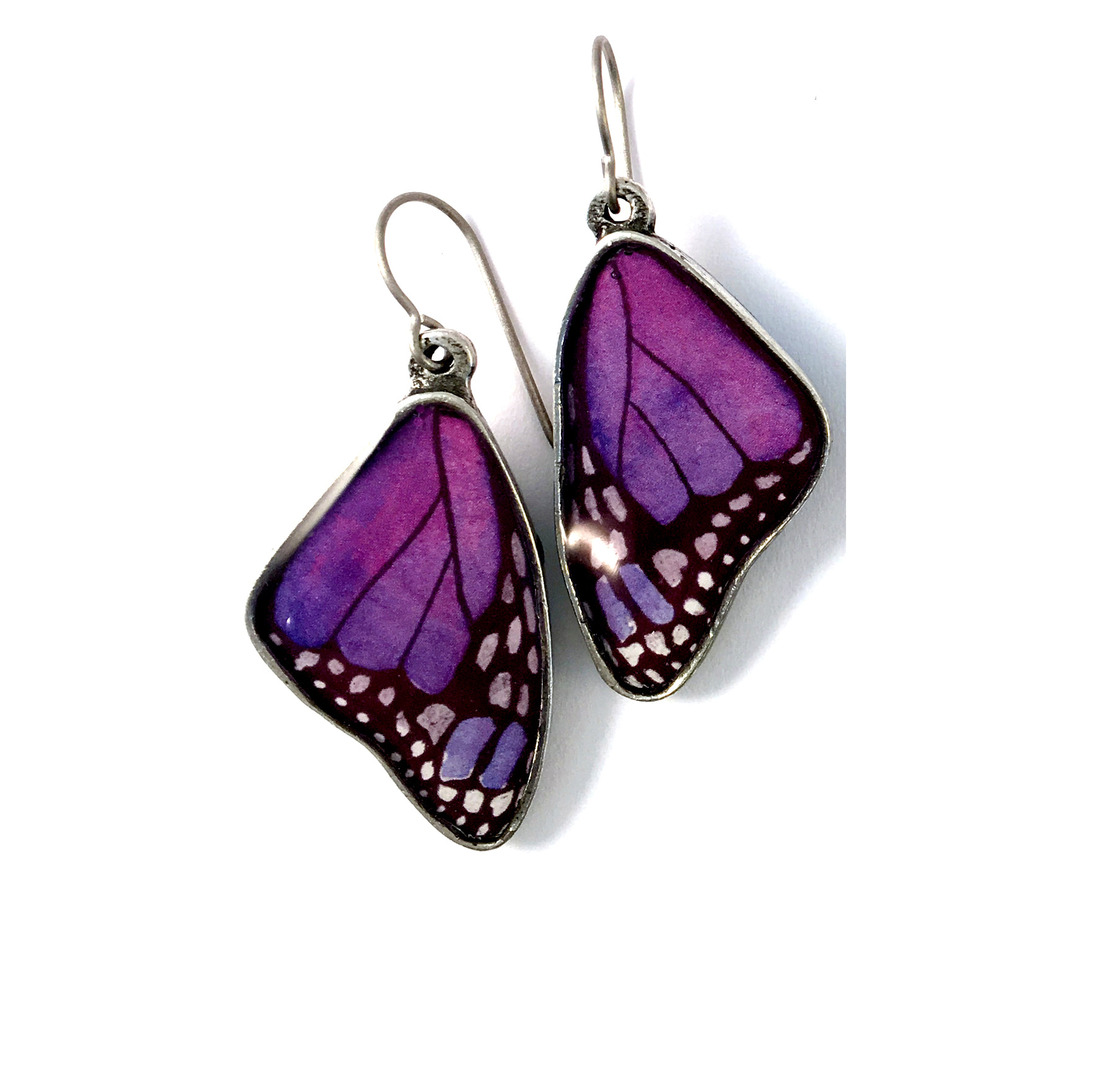 Buy Delicate Butterfly Wing Earrings Novelty Earrings Unique Earrings Fun  Earrings Pretty Earrings Online in India - Etsy